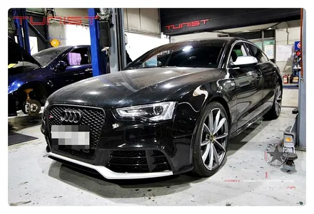 아우디 a5 35TDI 디젤 8가지 배기음 액티브 사운드 저스트 배기튜닝 / 안산 상록구