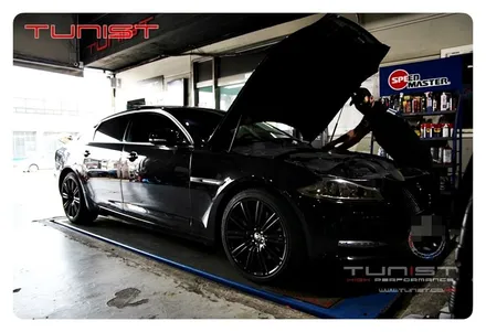 재규어XJ 5.0 L 가솔린 TUNIST 고성능 가변배기 배기튜닝 V8 배기음 / 안산 상록구