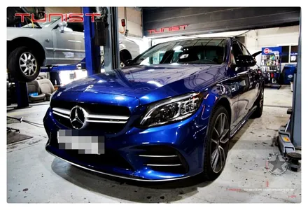 벤츠 W205 C43AMG 배기튜닝은 독립 배기라인 가변배기 배기튜닝으로 하세요~제발! / 안산 상록구