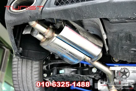 제네시스 g70 3.3t 부밍음 없는 배기튜닝 챔버타입 듀얼 가변배기 / 안산 상록
