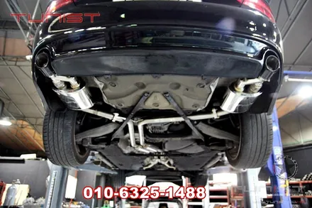 아우디 A7 3.0 tfsi rs7배기음 만드는 듀얼 가변배기 배기튜닝 / 안산 상록