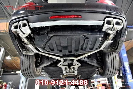 벤츠 W218 CLS400 AMG배기튜닝 가변배기 이렇게 한다고!(안산TUNIST) / 안산 상록