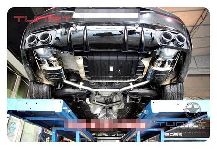 벤츠 w205 c200쿱 배기튜닝 가변배기 53amg디퓨져 / 안산 상록