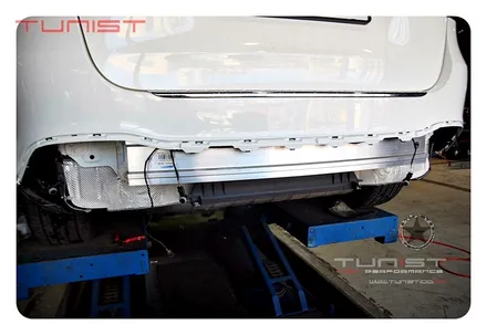벤츠 gle450 듀얼 가변배기 배기튜닝 53amg 디퓨져 장착 / 안산 상록