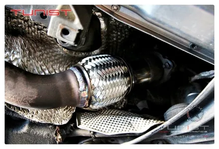 아우디 A6 3.0 TFSI 파손된 순정 머플러 수리 벨로우즈(자바라) 교환 및 수리 / 안산 상록