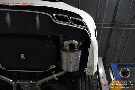 벤츠 w205 c200 배기튜닝 그리고 가변배기와 c63amg 디퓨져 / 안산 상록