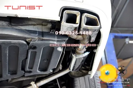 벤츠 w212 e350 튜니스트 듀얼 가변배기 amg스타일 머플러 / 안산 상록