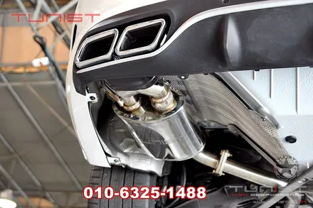 벤츠 w205 c200 카브리올레 듀얼 가변배기 배기음 영상과 백파이어 사운드 맵핑 / 안산 상록