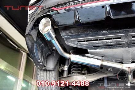 k3gt 1.6 tgdi 커스텀 듀얼배기 중간 소음기 풀 배기튜닝 / 안산 상록