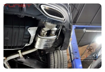 가변배기 배기튜닝 벤츠 w205 c200 쿠페 amg 배기음 튜닝 / 안산 상록