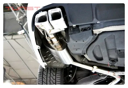 벤츠 w218 cls400 amg 배기음 가변배기 배기튜닝 amg 사각팁 / 안산 상록