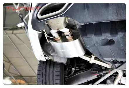 벤츠 w205 c200 카브리올레 가변배기 배기튜닝 중저음 배기음 사운드 / 안산 상록