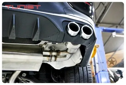 벤츠 GLC쿠페 43AMG 후기형 가변배기 배기튜닝 더욱 강력한 amg 배기음사운드 세팅 / 안산 상록구