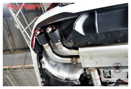 BMW G30 M550I xDrive 브릴란테 튜닝 인증 가변배기 중간 소음기 직관 배기튜닝 구조변경 면제 / 안산 상록