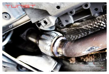 아우디 A6 3.0 TFSI 파손된 순정 머플러 수리 벨로우즈(자바라) 교환 및 수리 / 안산 상록