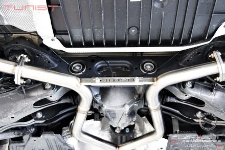 벤츠 c200쿱 amg 스타일 듀얼 가변배기와 63amg 디퓨져 장착 / 안산 상록