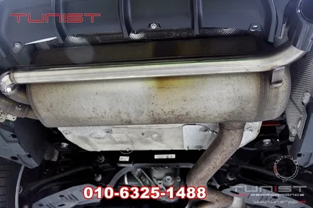 bmw 320i 구조변경 안해도 되는 순정형 듀얼 가변배기 카본 싱글팁 m3디퓨져 / 안산 상록