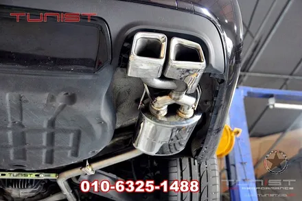 벤츠 w221 s500 듀얼 가변배기 작업하고 amg배기음 배기튜닝 / 안산 상록