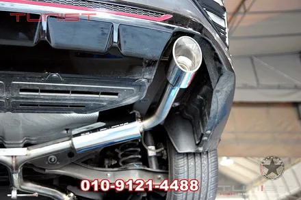 k3gt 1.6 tgdi 커스텀 듀얼배기 중간 소음기 풀 배기튜닝 / 안산 상록