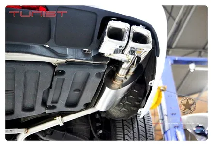 벤츠 w218 cls400 amg 배기음 가변배기 배기튜닝 amg 사각팁 / 안산 상록