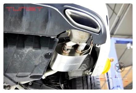 벤츠 w205 c200 카브리올레 가변배기 배기튜닝 중저음 배기음 사운드 / 안산 상록
