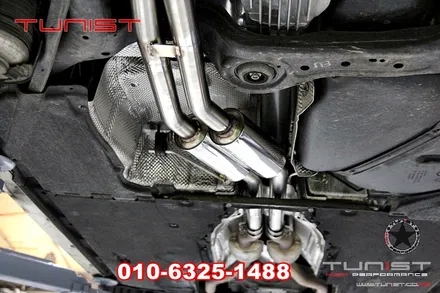 아우디 a7 3.0 tfsi 배기튜닝은 듀얼 가변배기 그리고 보급형 가변배기로~ ecu맵핑 / 안산 상록