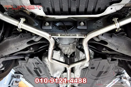 수입차 배기튜닝 벤츠 w213 e300 듀얼 가변배기 amg 디퓨져 바디킷 장착 / 안산 상록