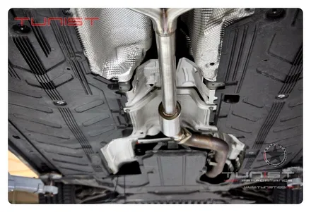 벤츠 C-클래스 W205 C200 가변배기 AMG 스타일 배기튜닝 / 안산 상록