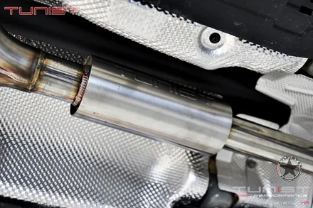 벤츠 c200쿱 amg 스타일 듀얼 가변배기와 63amg 디퓨져 장착 / 안산 상록