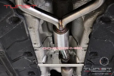벤츠w204 c200 듀얼 가변배기 작업과 63amg 사각팁 대박사건~! / 안산 상록