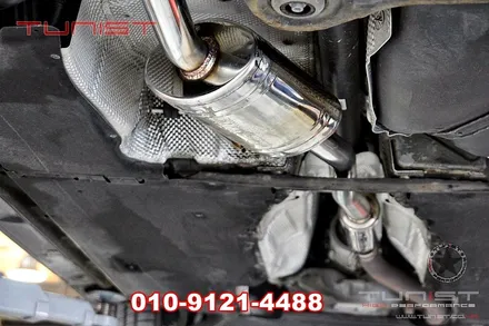 아우디c7 a6 40tfsi 중저음 배기음 배기튜닝 듀얼 가변배기 장착 / 안산 상록