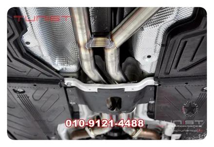벤츠 GLC43AMG 듀얼 가변배기 작업하고 완전한 amg 배기음 만들기 배기튜닝 / 안산 상록