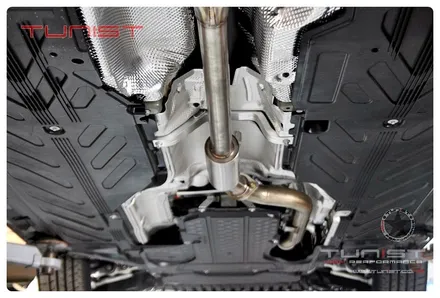 벤츠 c클래스 w205 c200 카브리올레 가변배기 amg 디퓨져 배기튜닝 / 안산 상록