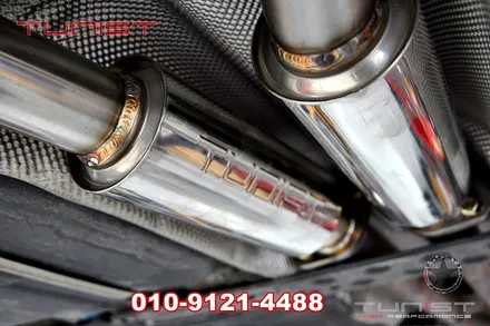 bmw f10 535i 수입차 배기튜닝 듀얼 가변배기과 구조변경 / 안산 상록