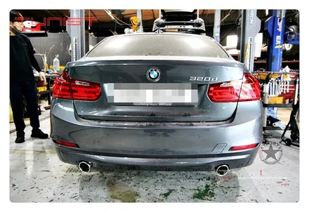 BMW F30 320D 커스텀 듀얼배기  배기튜닝 디젤 배기음 튜닝 / 안산 상록