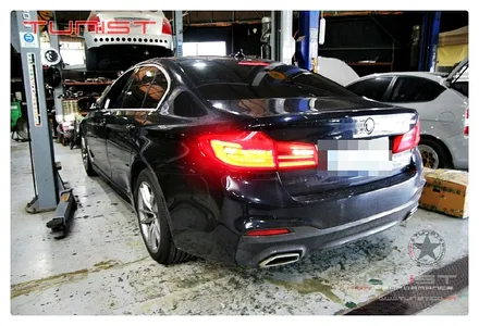 bmw g30 520d 소음기 잡소리 원인 자바라 파손 수리 및 교환으로 해결~ / 안산 상록