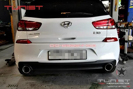 I30PC 1.6 T-GDI 퍼포먼스 전용 듀얼배기와 백파이어 사운드 / 안산 상록
