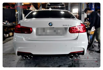 BMW 3시리즈 F30 320D 커스텀 듀얼배기 직관 디젤 배기튜닝 / 안산 상록