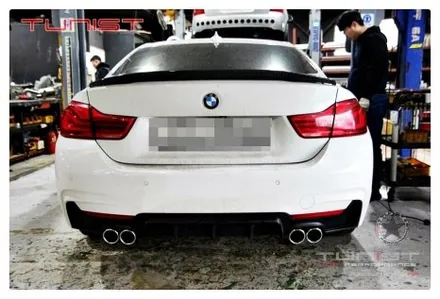BMW F32 428I 커스텀 듀얼배기 배기튜닝 중저음 배기음 / 안산 상록