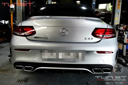 벤츠 W205 C200 카브리올레 튜니스트 듀얼 가변배기로 업그레이드 / 안산 상록