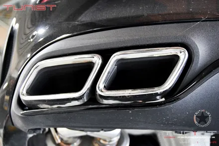 벤츠 c200쿱 amg 스타일 듀얼 가변배기와 63amg 디퓨져 장착 / 안산 상록