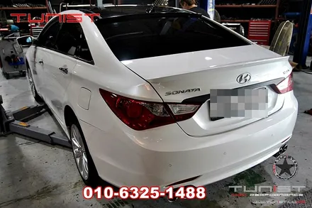 yf 쏘나타 터보튜닝 안산 배기튜닝 에서 듀얼배기 튜닝 후 구조변경 / 안산 상록