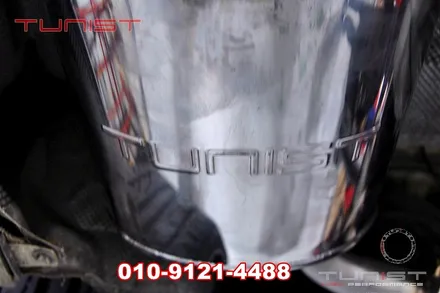 수입차 배기튜닝 벤츠 w205 c200 카브리올레 듀얼 가변배기 / 안산 상록