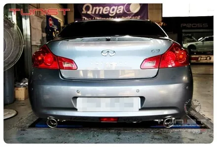 인피니티 G37 특별한 배기튜닝 가변배기 2가지 배기음 리모컨 선택 / 안산 상록구