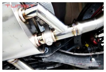 K3GT 1.6T 퍼포먼스 전용 듀얼 가변배기 배기튜닝 128파이 블랙 싱글팁 장착 / 안산 상록