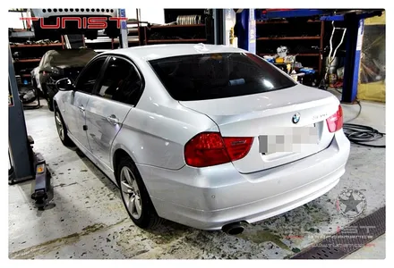 BMW E90 320D 순정 배기 자바라 파손 수리 교환 작업 / 안산 상록