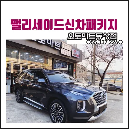 [팰리세이드 스틸그라파이트]루마버텍스900 썬팅  가죽코팅 에프터블로우/ 김해 장유 진영 / 경남 김해