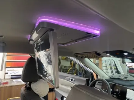 김해 카니발 천장TV 모니터 블랙허니콤블라인드로 영화관되다~XM-1850  EV10#장유 양산 진영 부산 / 경남 김해