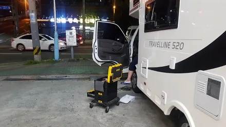 김해오토마트 캠핑카블랙박스장착작업(3채널)현대포터2캠핑카 블랙박스 김해,장유,진영 / 경남 김해