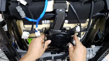 경남김해자동차용품/자동차튜닝/순정옵션장착 전문 현대그랜져IG 순정통풍시트 개조장착완료_김해오토마트 / 경남 김해